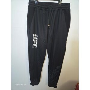 UFC Authentic Fight Night Men's Black/White Walkout Pant Size Large